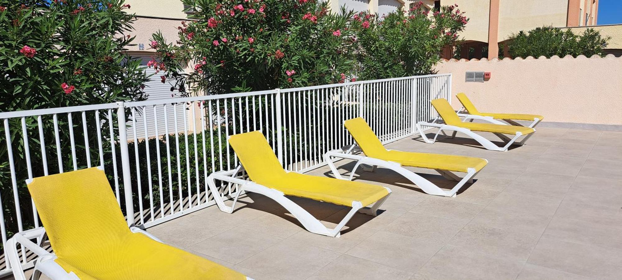 Au Village Coeur De Barcares Studio Vue Mer 3 Couchages Le Barcares Ngoại thất bức ảnh